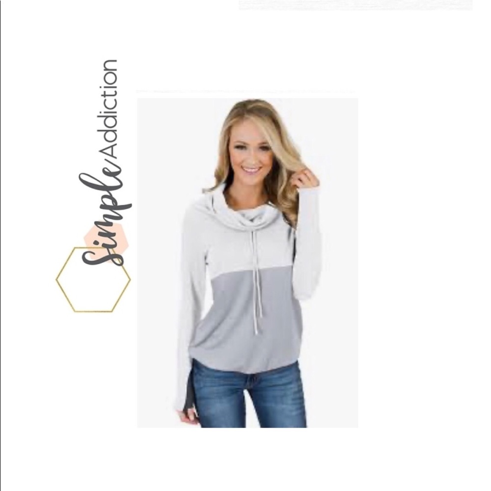 A Simple Favor Cowl Neck Top